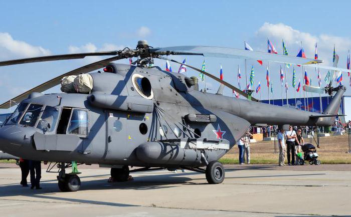 Transporto-puolimo sraigtasparnis Mi-8AMTSH: aprašymas, ginkluotė