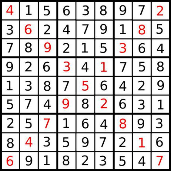 įstrižainė sudoku